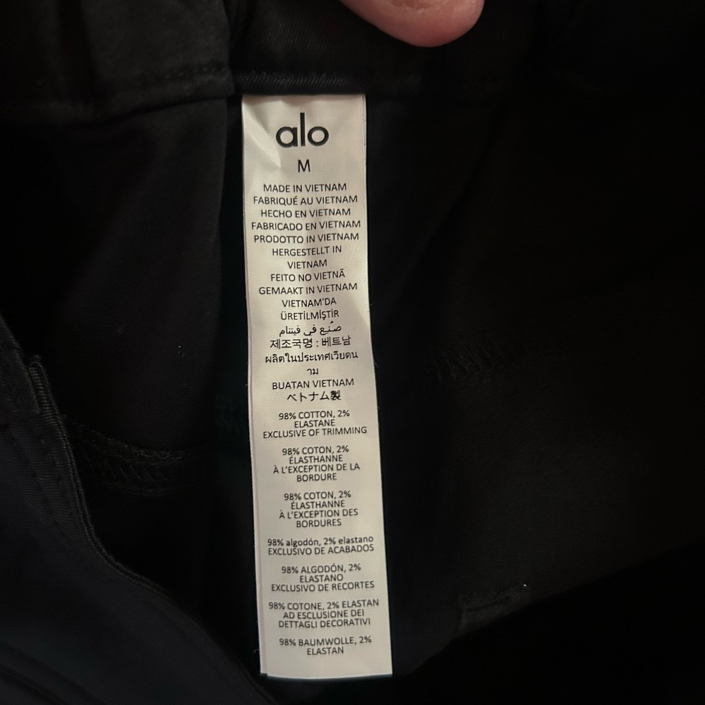 ALO Yoga Wanderlust Wide Leg Trouser Black Medium - NWT! - Picture 13 of 13